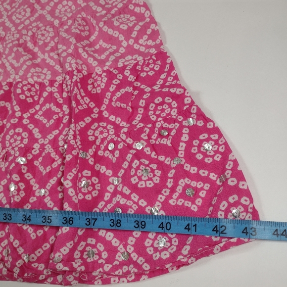 Liz Claiborne Pink and White A-Line Skirt Size (S) - Picture 13 of 14